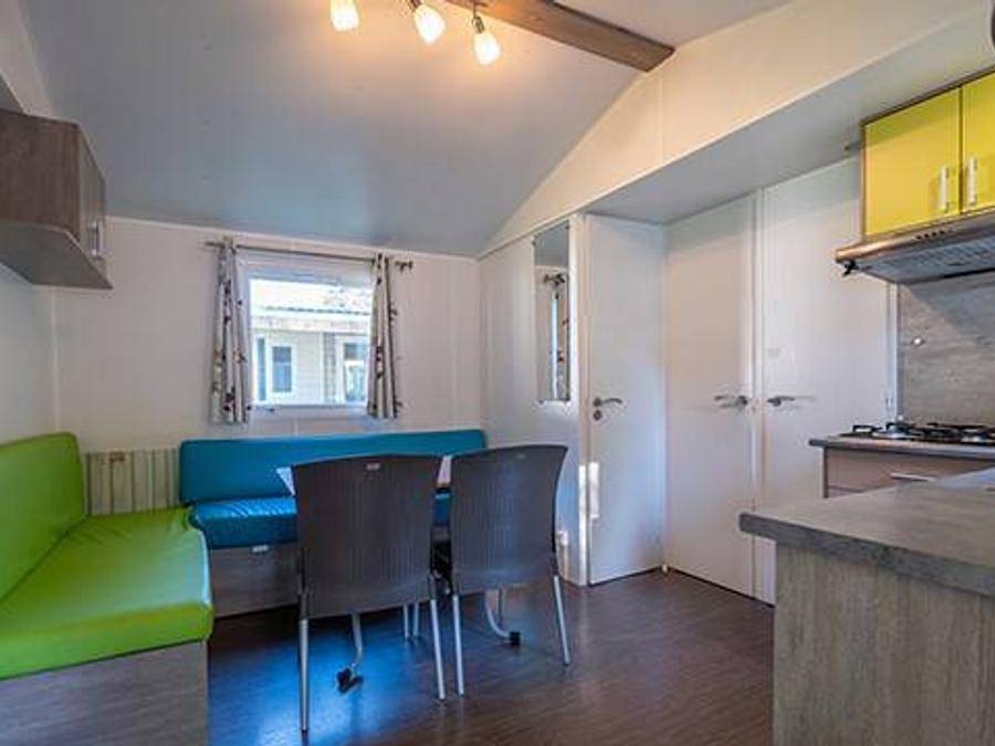 Camping La Dune Blanche - Mobilheim 6 personen - Comfort | 3 Schlafz. | 6 Pers. | Erhöhte Terrasse in Camiers, Montreuil und Umgebung