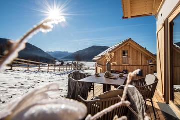 Chalet für 8 Personen, mit Ausblick und Garten sowie Sauna und Pool im Salzburger Land