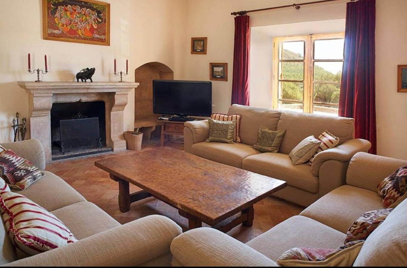 Country House 'Sa Mesquida De D’alt' with Sea View, Private Pool and Wi-Fi in Cala Mesquida, Capdepera