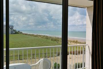 Gîte pour 4 personnes, avec balcon, animaux acceptés dans Carolles Plage