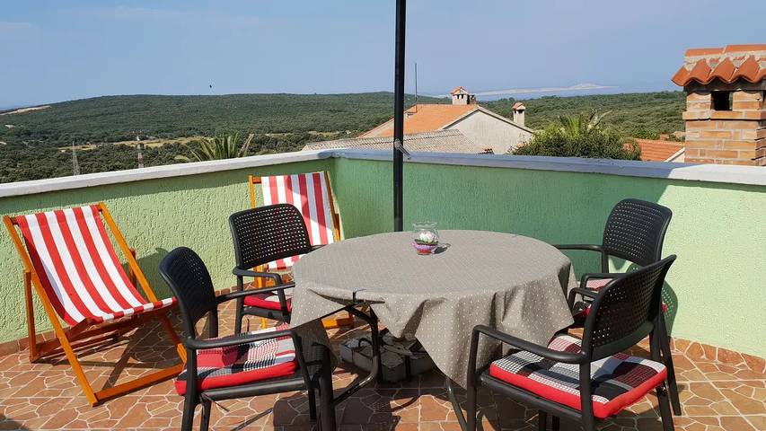 Studio für 3 Personen, mit Terrasse