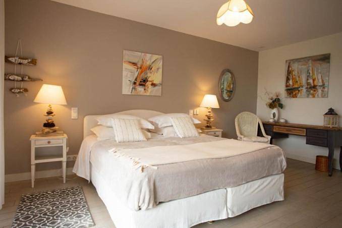 Maison d’hôte pour 2 personnes, avec piscine et sauna ainsi que vue et jardin à Baden (France) - 2