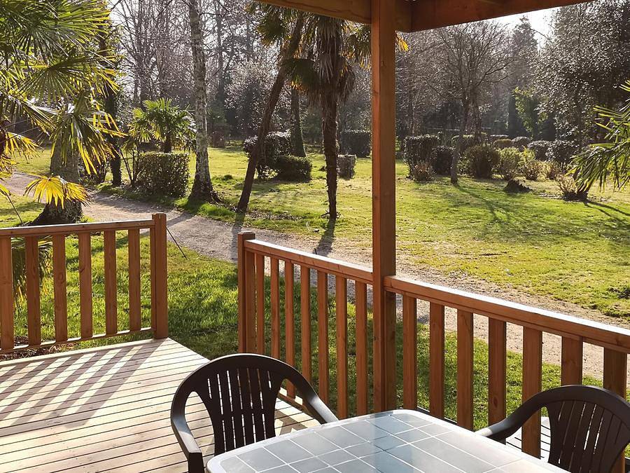 Camping Domaine de l'Orangerie de Lanniron   - Mobile home 4 persons - Sunêlia Prestige Escapade 2 Bedrooms in Quimper, Quimper region