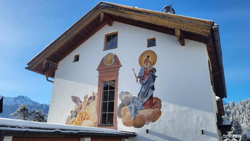 Ferienhaus für 14 Personen, mit Garten und Ausblick an der Zugspitzland - 3