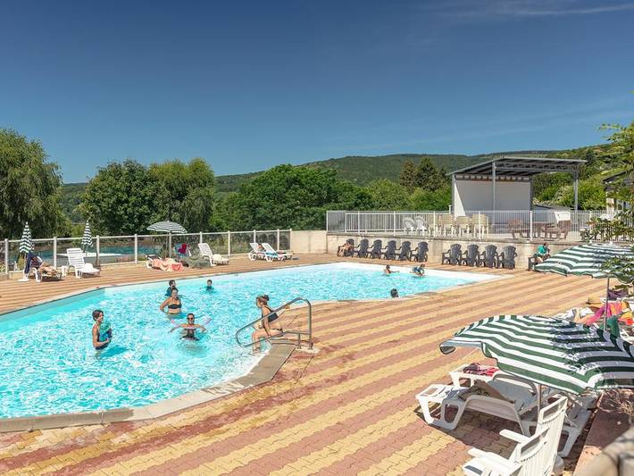 Camping Rieumontagné - Mobilheim 6 personen - Classic | 2 Zi. | 4/6 Pers. | Einfache Terrasse in Laouzas-See, Nages