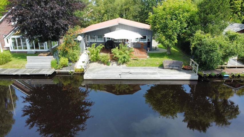 Ferienhaus für 4 Personen, mit Garten und Seeblick sowie Ausblick, mit Haustier in Südbrookmerland - 3