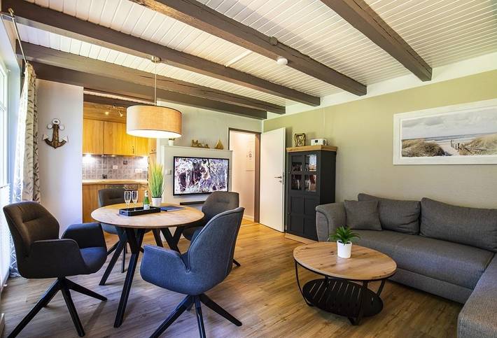 Ferienhaus für 4 Personen, mit Garten und Ausblick sowie Terrasse und Sauna, mit Haustier in Landkreis Wittmund - 4