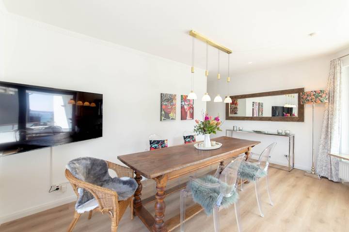 Ferienwohnung für 2 Personen, mit Meerblick und Balkon in Travemünde