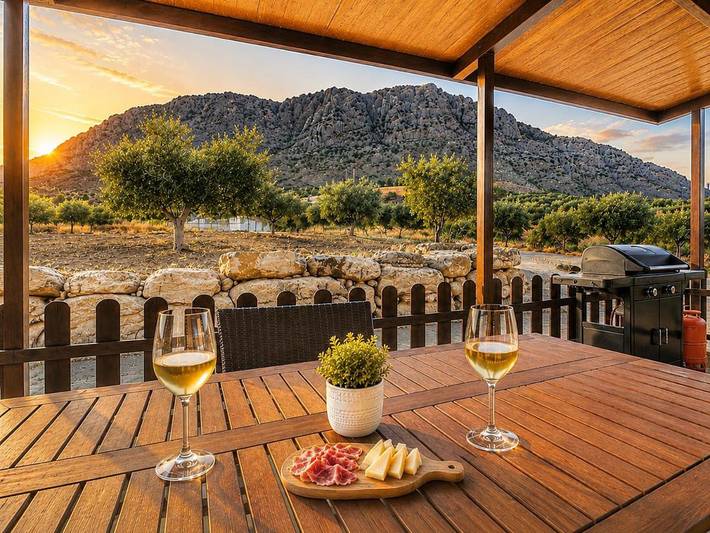 Casa rural para 5 personas, con Terraza y Jardín además de Piscina y Vistas en Valle de Abdalajís