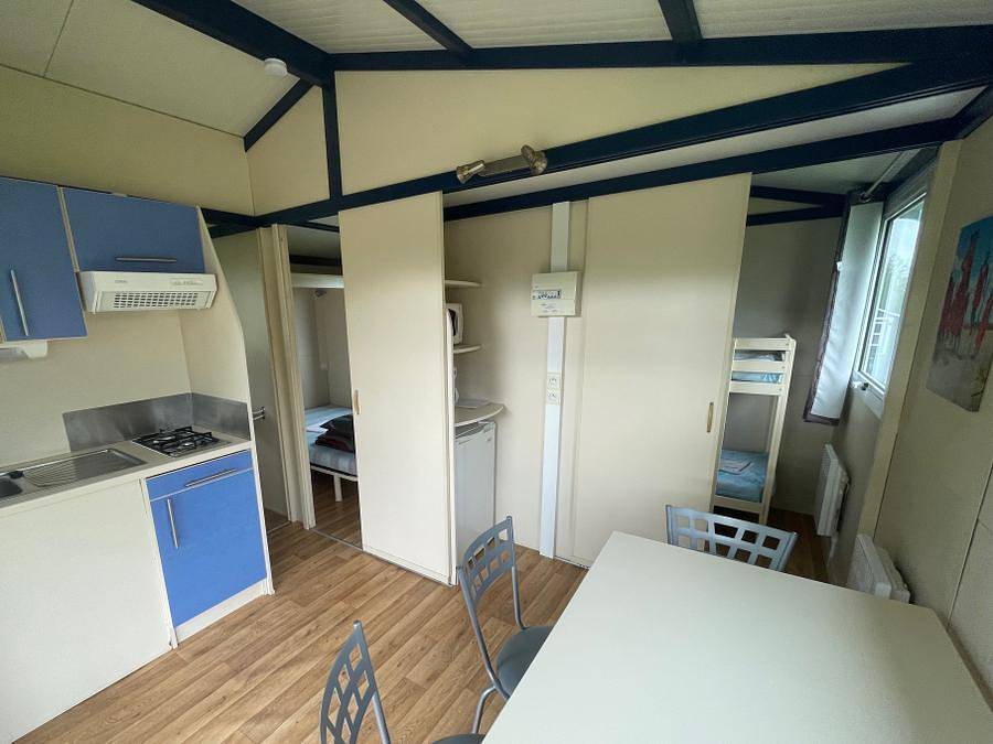 Camping Les Naïades - Chalet 4 personen - Nemo - 20m² - 2 Schlafzimmer in Chatel-Chéhéry, Ardennen