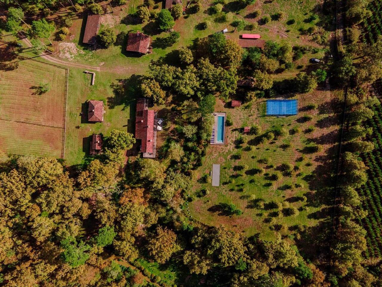 Domaine de Coursat mit beheiztem Pool und Luxusservice für 16 Personen in Castets, Dax und Umgebung