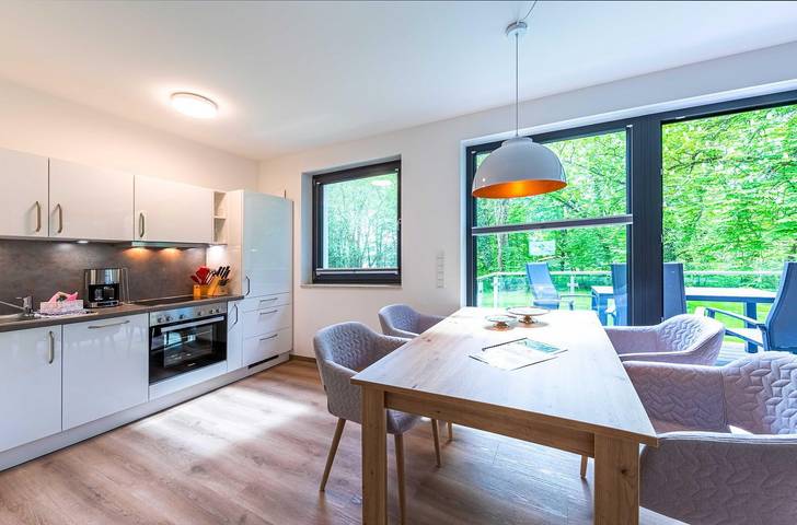 Ferienwohnung für 4 Personen, mit Seeblick und Sauna sowie Garten - 1