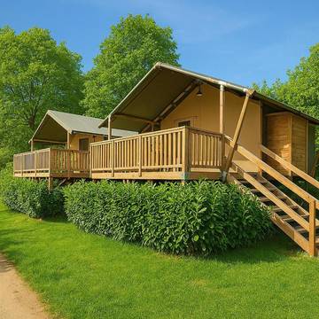 Tente pour 4 personnes, avec jardin et vue dans Luxembourg