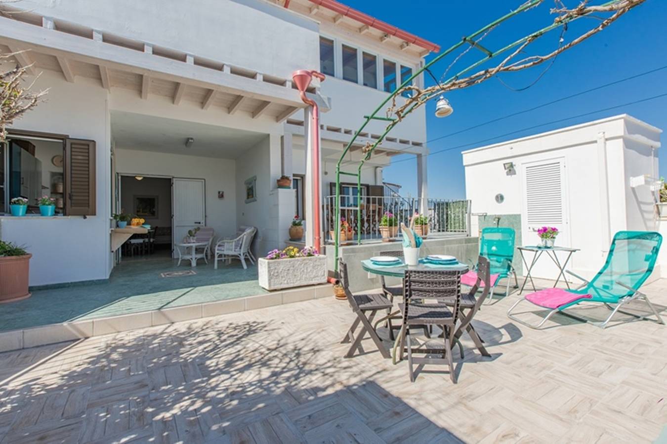 Casa vacanza per 5 persone con terrazza in Pantanagianni, Torre Santa Sabina