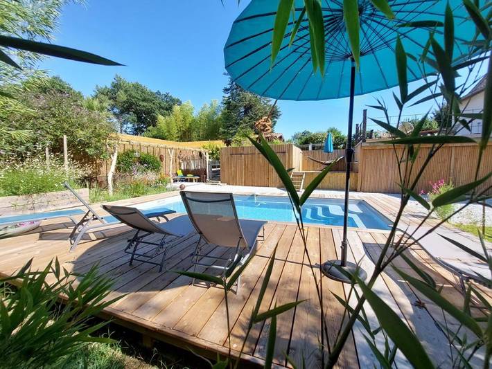 Maison d’hôte pour 2 personnes, avec Terrasse et Jardin ainsi que Piscine et Vue à Hossegor