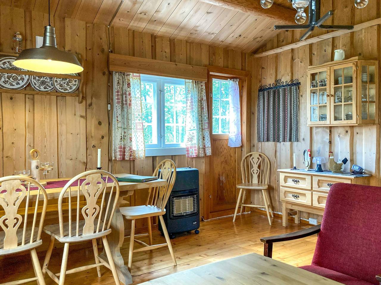 Einfache Berghütte in einem aktiven Almdorf bei Vinstra in Jotunheimen