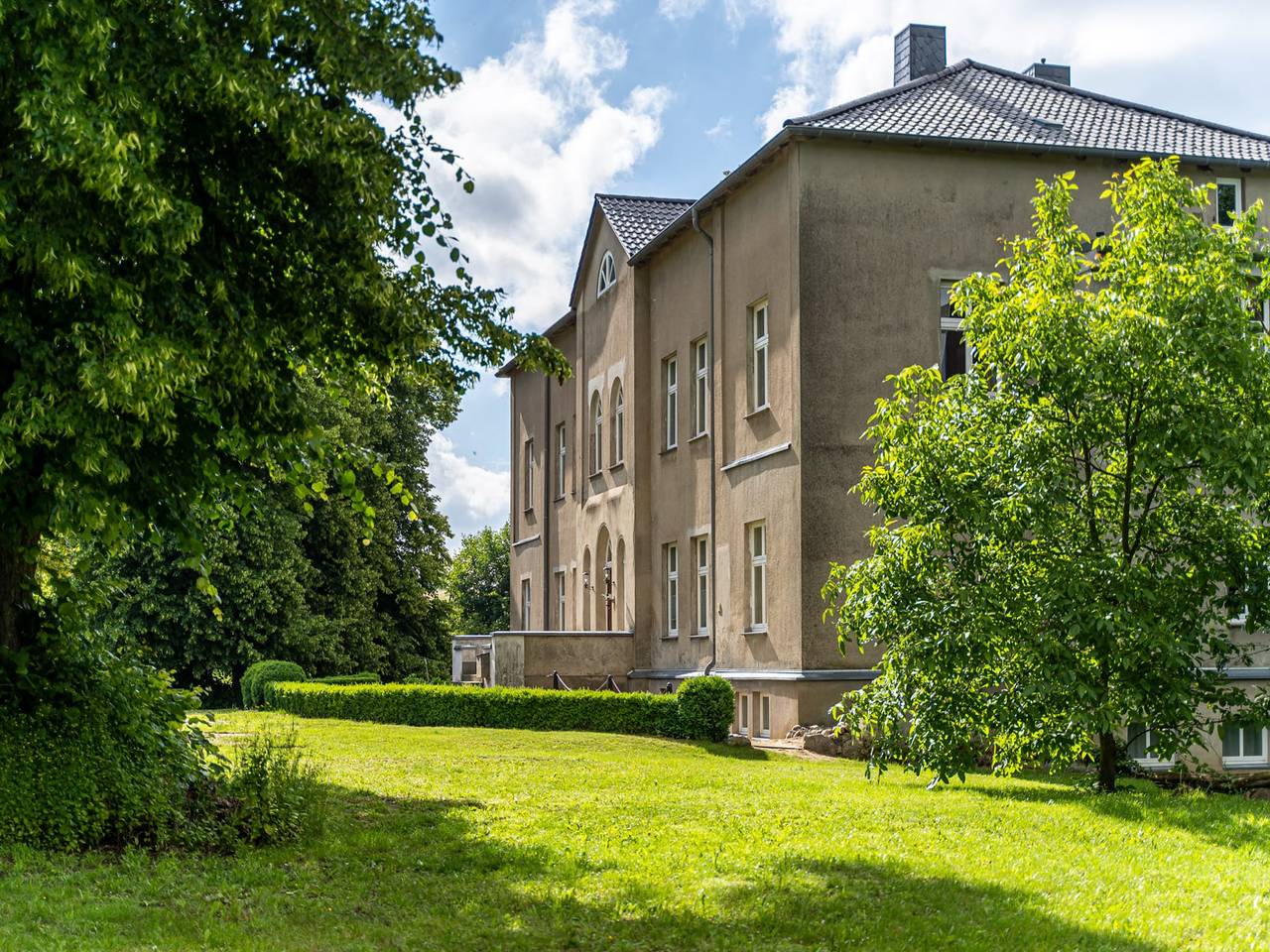 Herrenhaus am Seeufer in Baumgarten, Naturpark Nossentiner/Schwinzer Heide