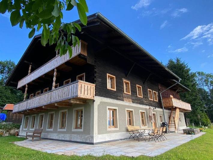 Ferienhaus für 9 Personen, mit Terrasse und Sauna sowie Ausblick in Kollnburg