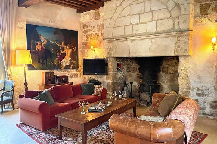 Gîte pour 15 personnes, avec jardin à Celles - 4