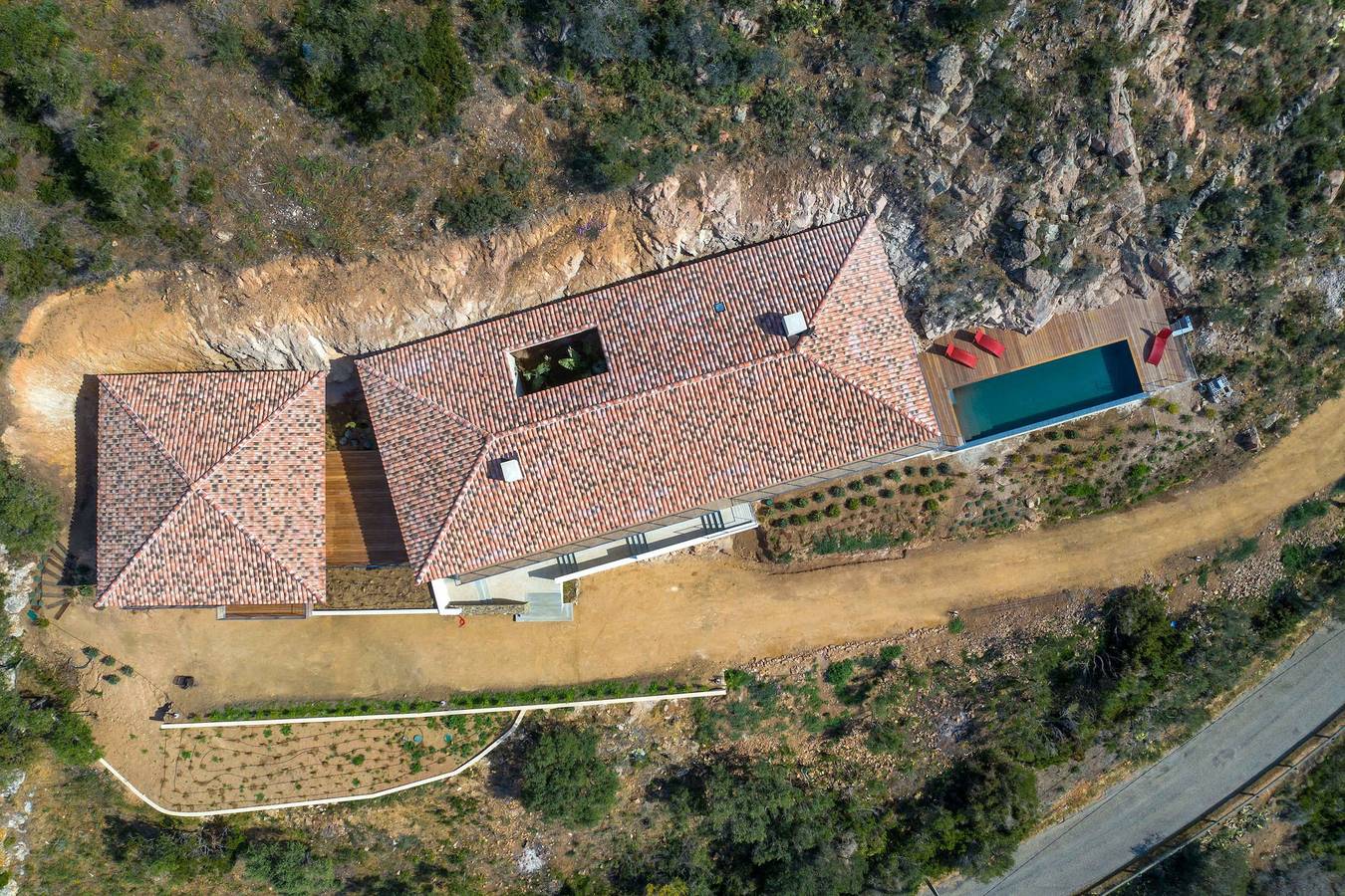 Luxurious architect-designed property pool sea view in Cargèse, Parc naturel régional de Corse