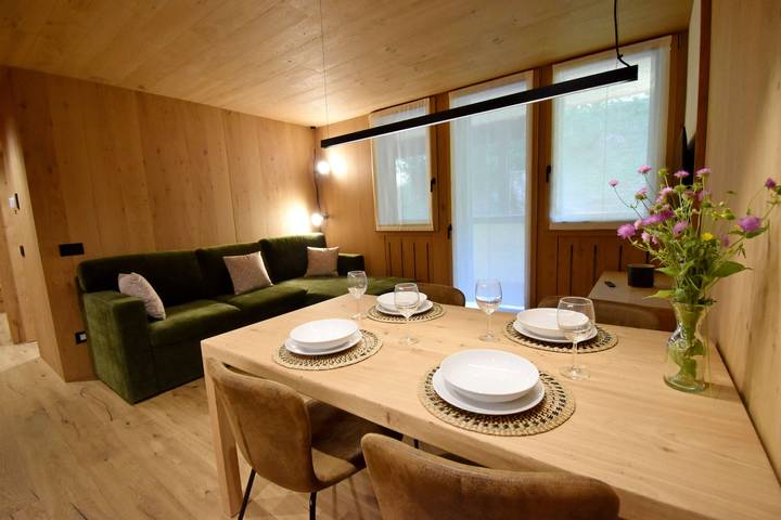 Appartamento per 4 persone, con giardino e balcone a Madonna di Campiglio