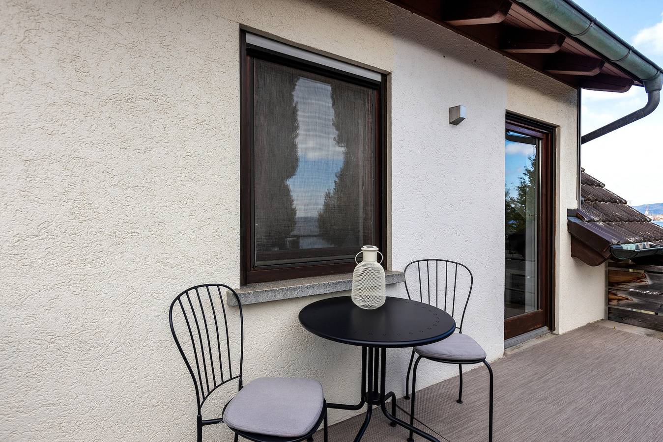 Ganze Wohnung, Apartment 'Sonnendeck mit Balkon' mit Seeblick, Gemeinschaftsterrasse und Wlan in Moos, Untersee