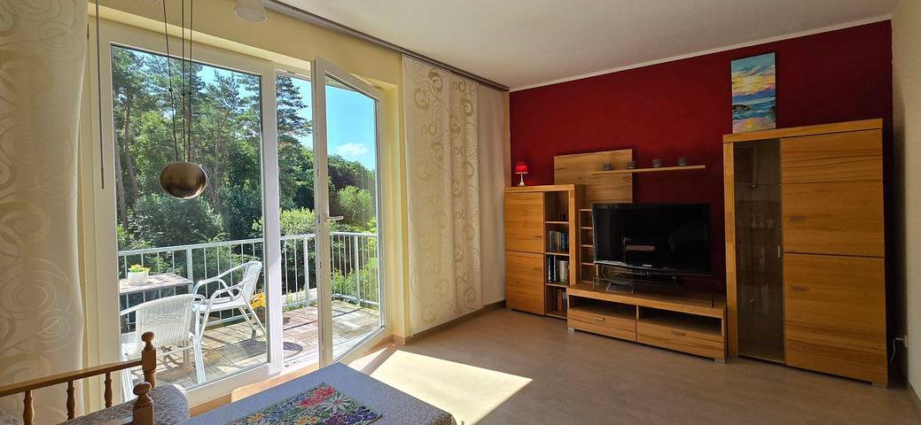 Ferienwohnung für 4 Personen, mit Balkon, mit Haustier in Gelbensande