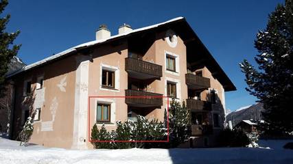 Ferienwohnung für 4 Personen, mit Garten und Balkon sowie Sauna in Bever