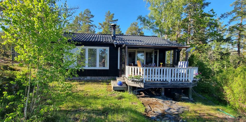 Ferienhaus mit Meerblick für 6 Personen, mit Sauna und Terrasse sowie Garten in Schweden - 2