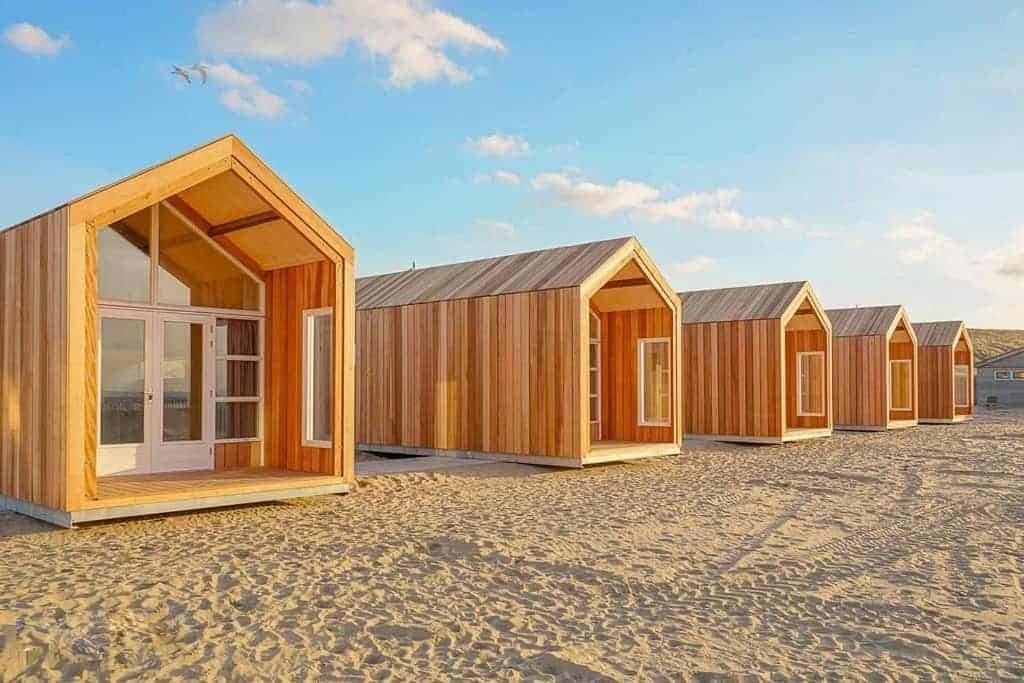 Sisters Beachbungalows in Katwijk, Niederländische Nordsee