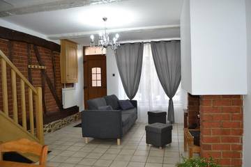 Gîte pour 6 personnes, avec vue et terrasse, adapté aux familles à Rocroi