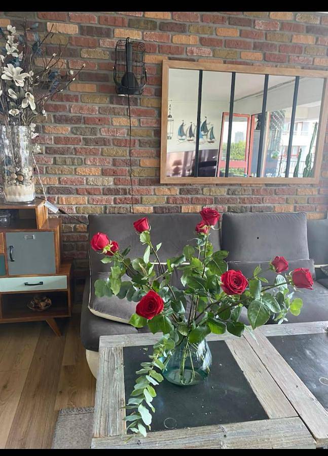 Appartement de vacances pour 2 personnes, avec terrasse ainsi que vue et jardin