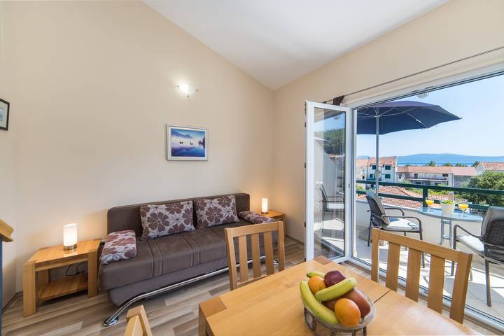 Smještaj za odmor za 4 osoba, s Balkon/terasa u Drvenik