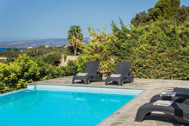 Villa für 4 Personen, mit Meerblick und Balkon sowie Garten in Kefalonia - 3