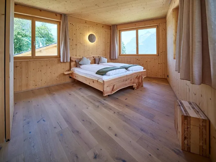 Ferienwohnung für 4 Personen, mit Ausblick und Balkon sowie Garten - 1