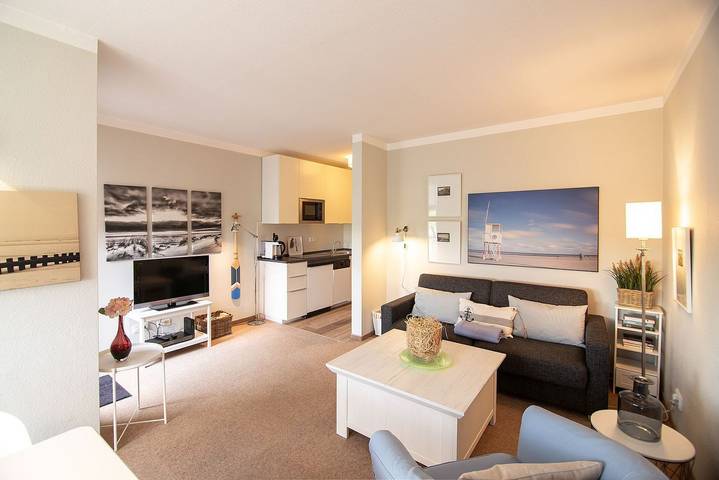 Vakantiewoning voor 2 personen, met uitzicht en tuin op Wangerooge