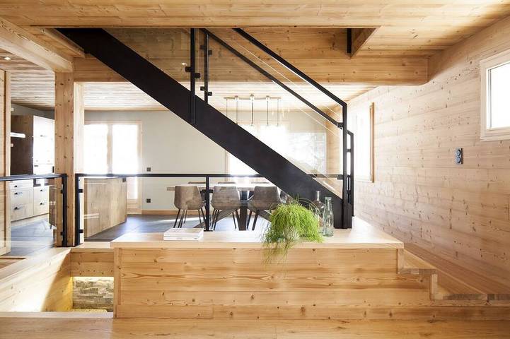 Gîte pour 10 personnes, avec balcon dans Patinoire Municipale La Clusaz