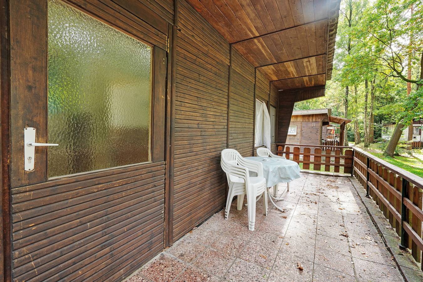 Bungalow « 10 - Finnhütte » avec terrasse privée et jardin commun in Niesky, Oberlausitz-Niederschlesien