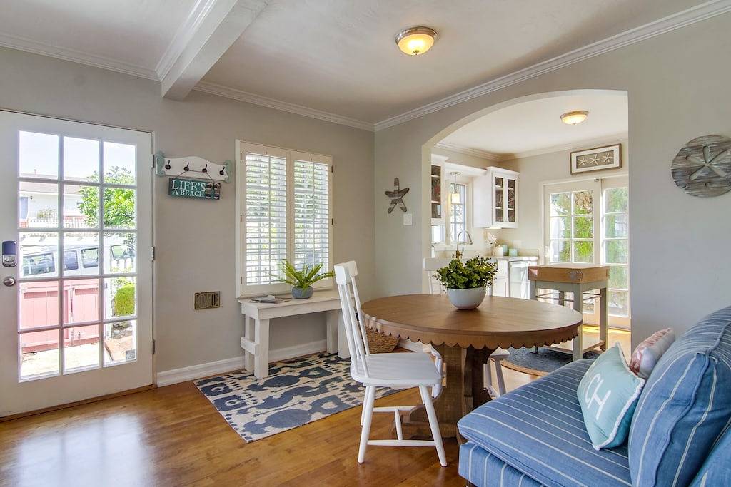 Charmantes Ferienhaus am Hang mit Meerblick in San Diego, San Diego County