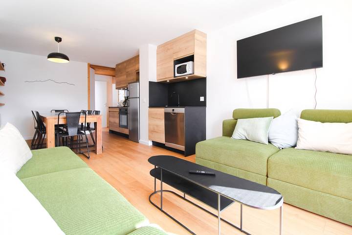 Location de vacances pour 8 personnes, avec balcon dans Flaine