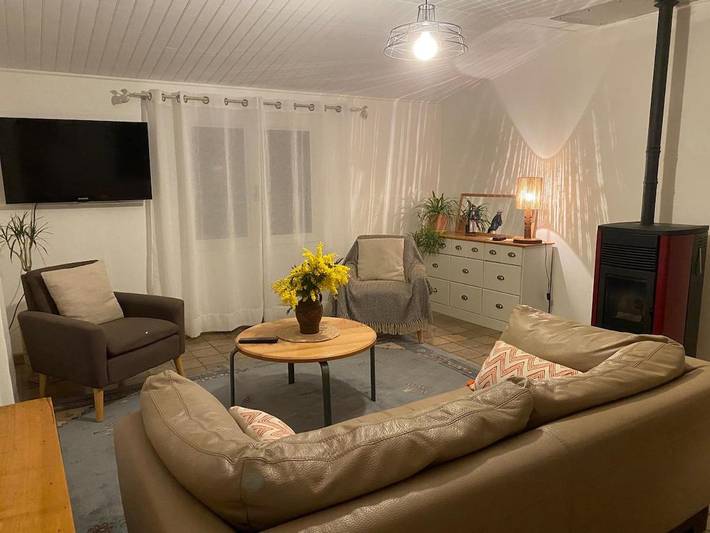 Maison de vacances pour 2 personnes, avec piscine et terrasse, animaux acceptés