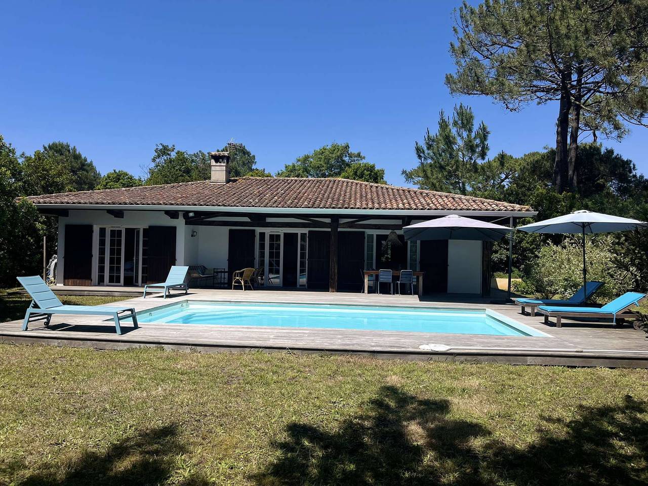 Appartement de vacances entier, 35 Croix du Sud - Agréable Villa avec piscine chauffée à  la plage in Biscarrosse Plage, Biscarrosse