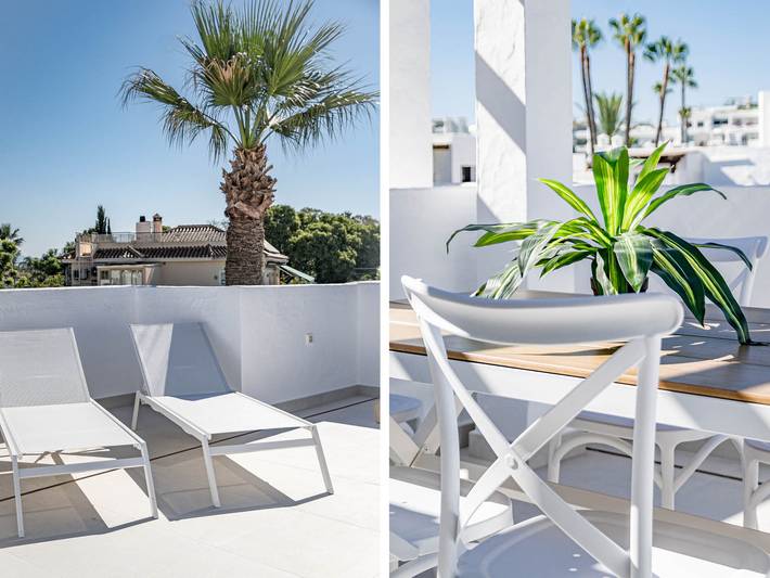 Geräumiges Reihenhaus in San Pedro, 4 Schlafzimmer, Pool, Klimaanlage in San Pedro de Alcántara, Marbella
