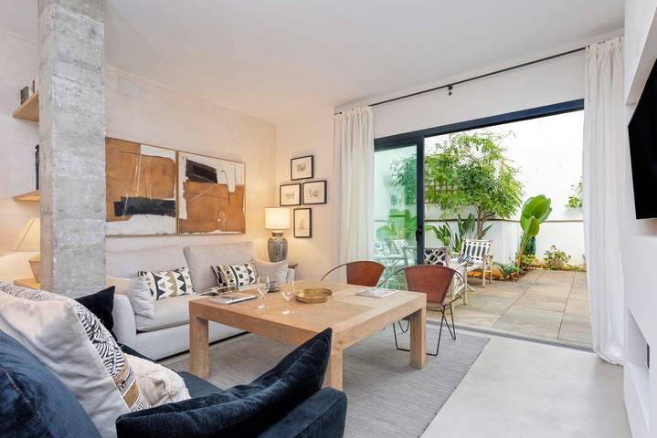 Apartamento para 4 personas, con terraza en Triana