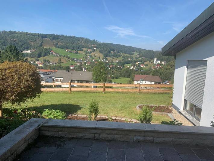 Ferienhaus für 4 Personen, mit Terrasse und Garten sowie Ausblick