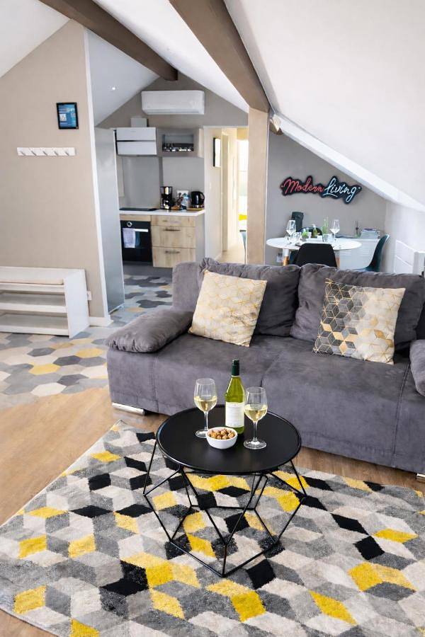 Ferienwohnung für 4 Personen, mit Terrasse und Ausblick in Dreiländereck