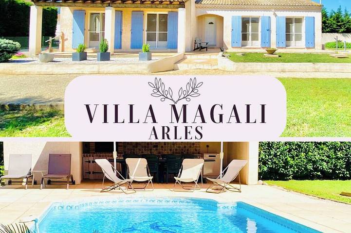 Villa per 8 persone, con giardino e balcone in Arles