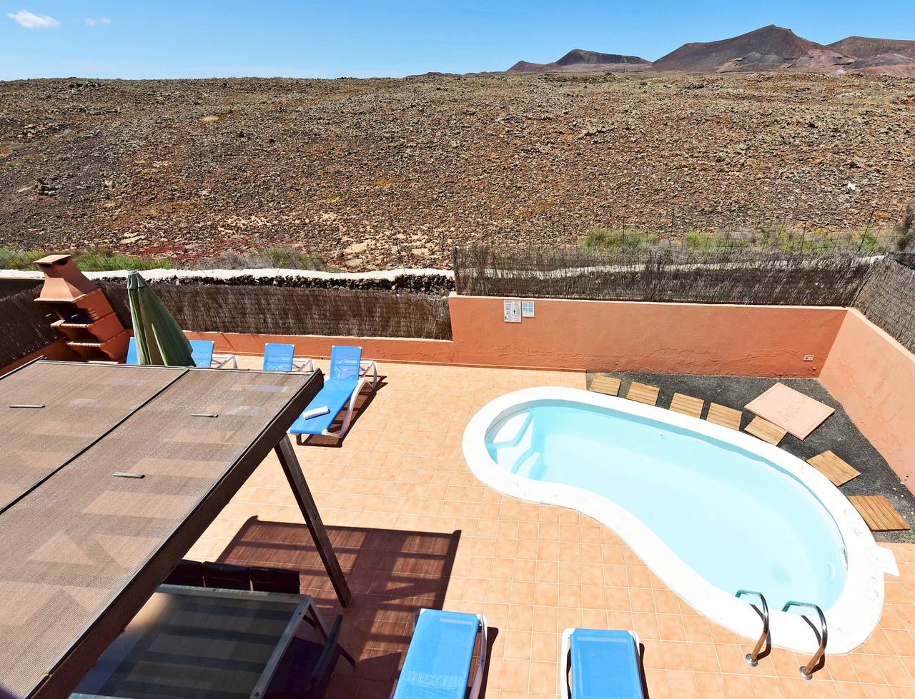 Chalet para 8 personas con terraza in Tamaragua, La Oliva