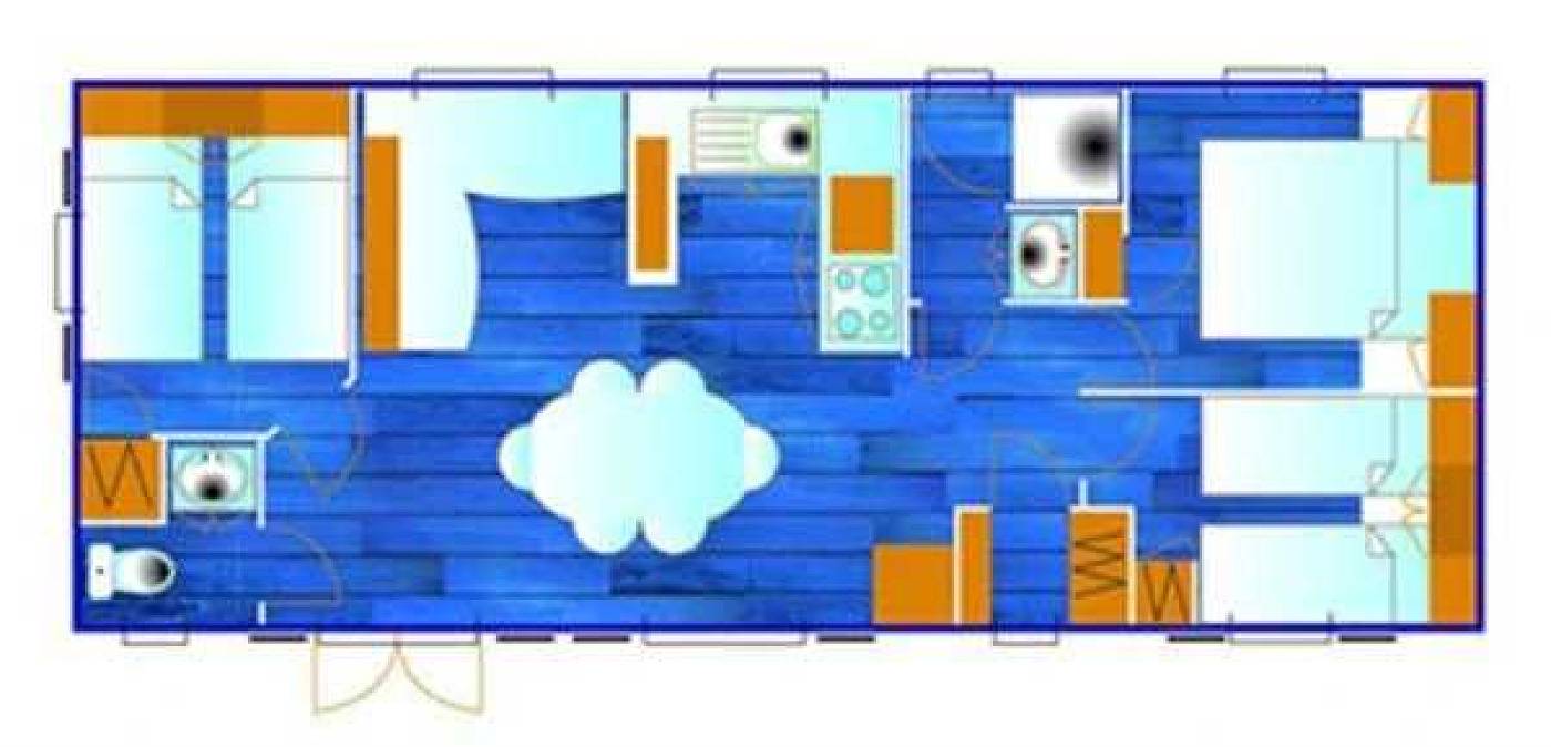 Camping 3 étoiles - Piscine  - ccbbbeb in Surgères, Rochefort region