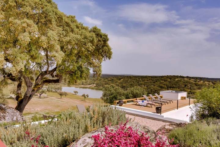 Casa rural para 2 personas, con vistas y piscina además de sauna y jardín en Distrito de Évora - 3